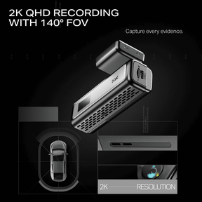 boAt HIVE Dashcam M1 | 2K QHD Dashcam with GPS, Voice Command & Wi-Fi