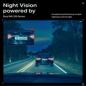 boAt HIVE Dashcam F1 | 4K Dual-Channel Dashcam with Sony STARVIS Sensor & ADAS