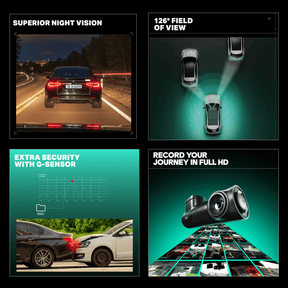 boAt HIVE Dashcam E1 | 1296P Full HD Dashcam with Wi-Fi, G-Sensor & Parking Mode