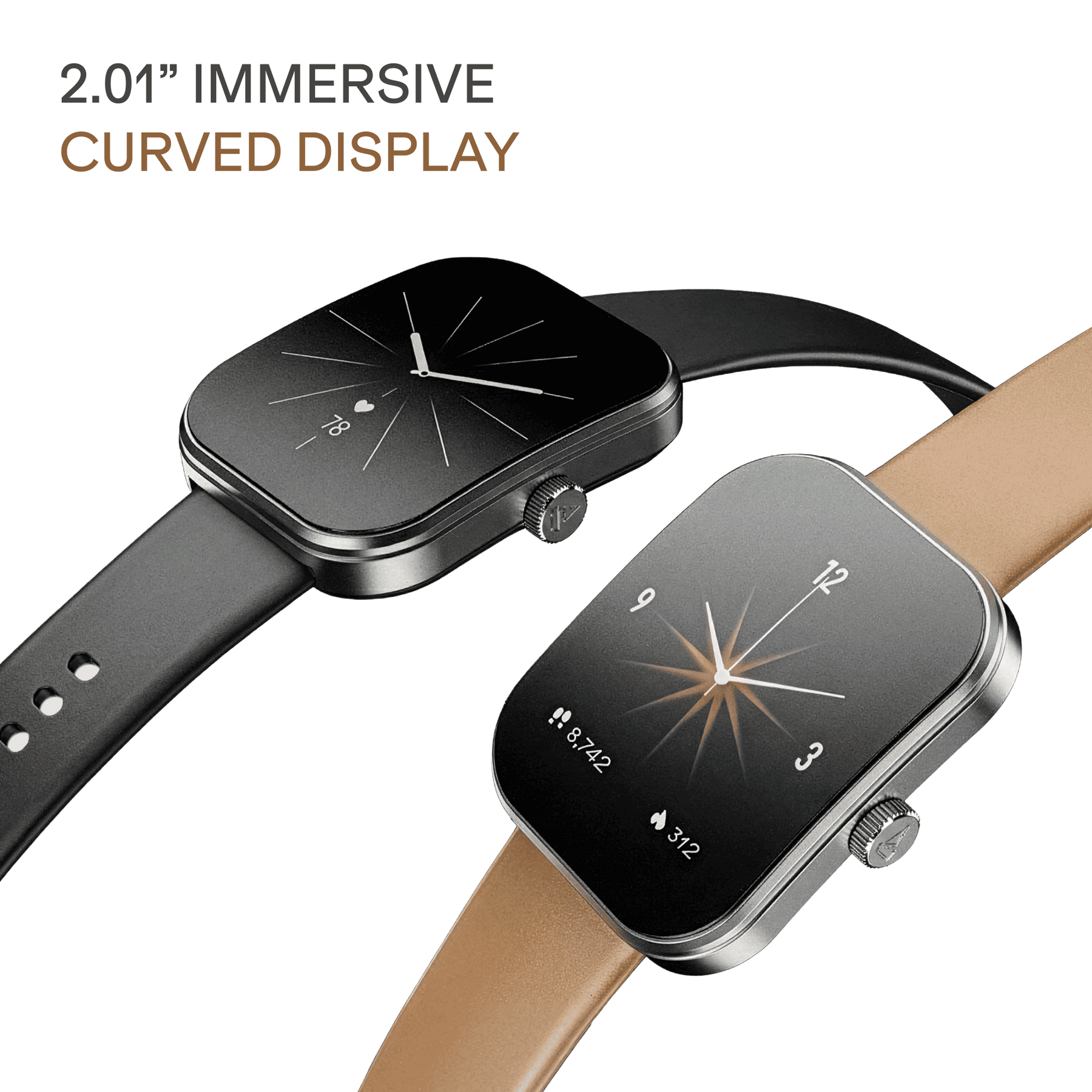 boAt Wave Sigma 3 Curv | Smartwatch with 2.01" Curved HD Display & Bluetooth Calling