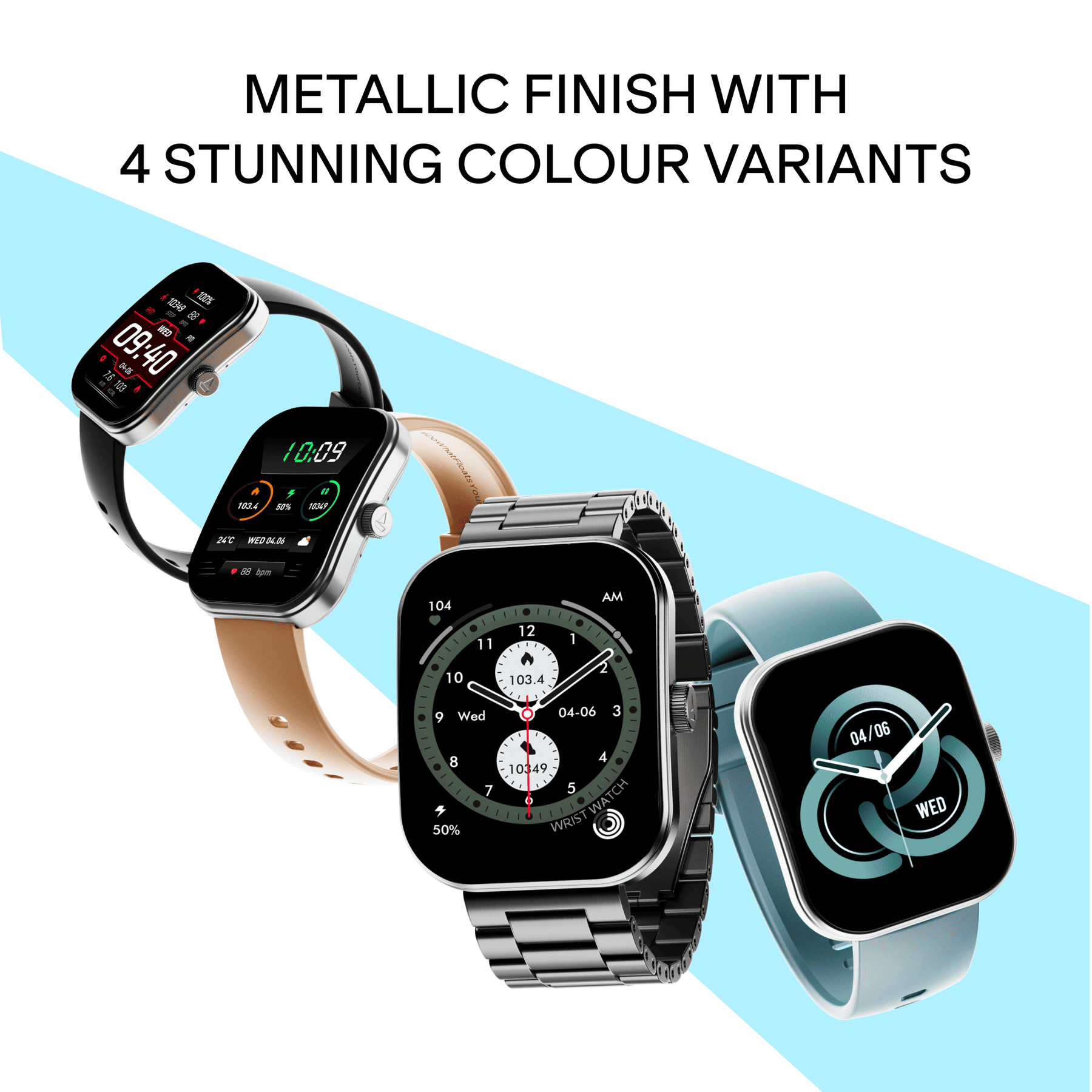 boAt Wave Sigma 3 Curv | Smartwatch with 2.01" Curved HD Display & Bluetooth Calling