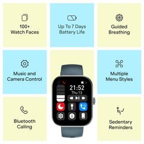 boAt Wave Sigma 3 Curv | Smartwatch with 2.01" Curved HD Display & Bluetooth Calling