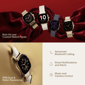 boAt Chrome Ivory | Smartwatch with 1.70" AMOLED Display, 1000 nits brightness & Female Wellness Tracking (Co-Designed with GIVA)