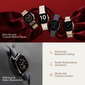 boAt Chrome Ivory | Smartwatch with 1.70" AMOLED Display, 1000 nits brightness & Female Wellness Tracking (Co-Designed with GIVA)