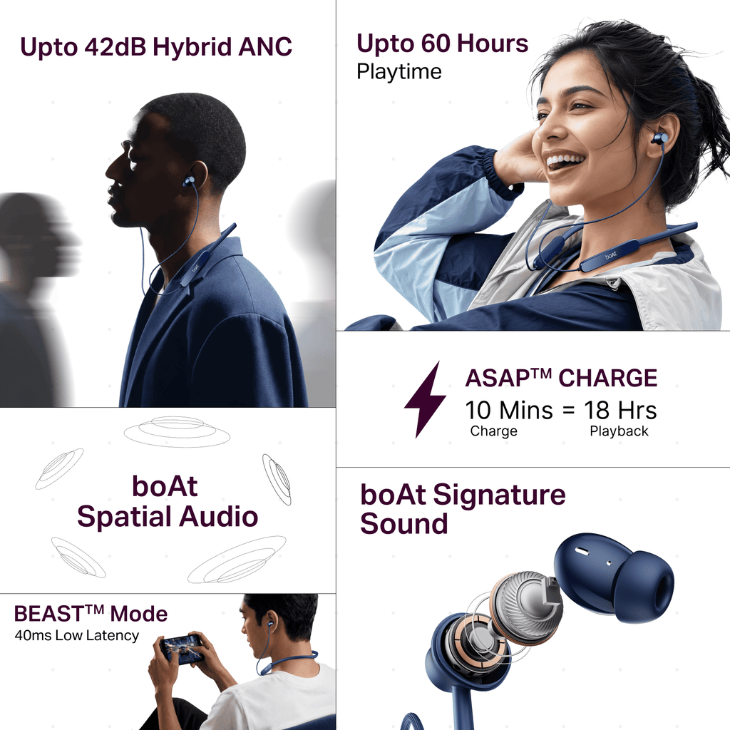boAt Rockerz 351 ANC Wireless Headphones - Image 18