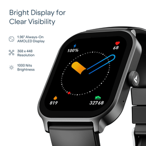 boAt Ultima Ember 2 | AMOLED Smartwatch with Bluetooth Calling, 100+ Sports Modes & SOS