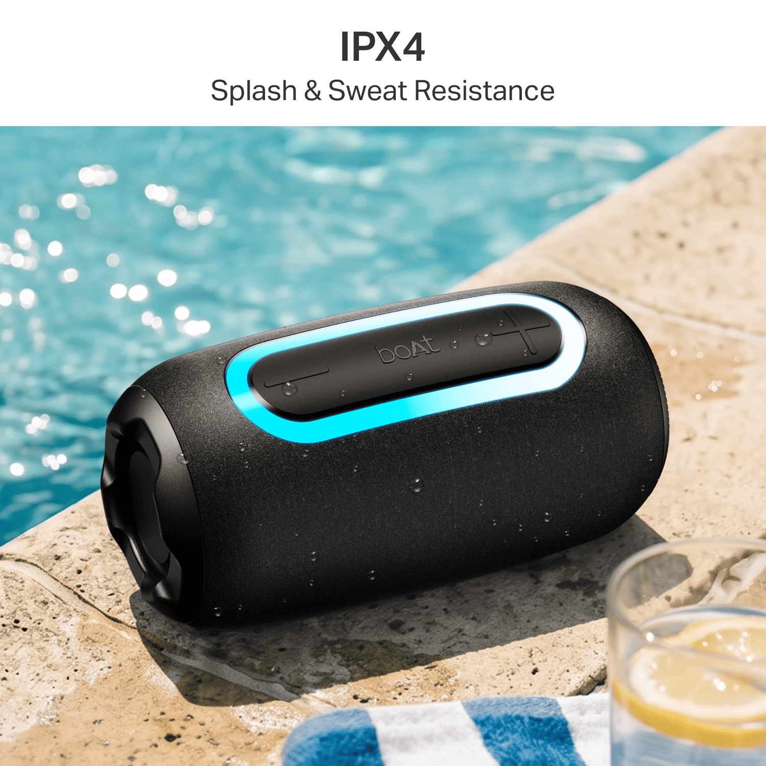 boAt Stone Nyx | 16W Bluetooth Speaker with TWS, RGB LED Lights & Up to 8H Playtime