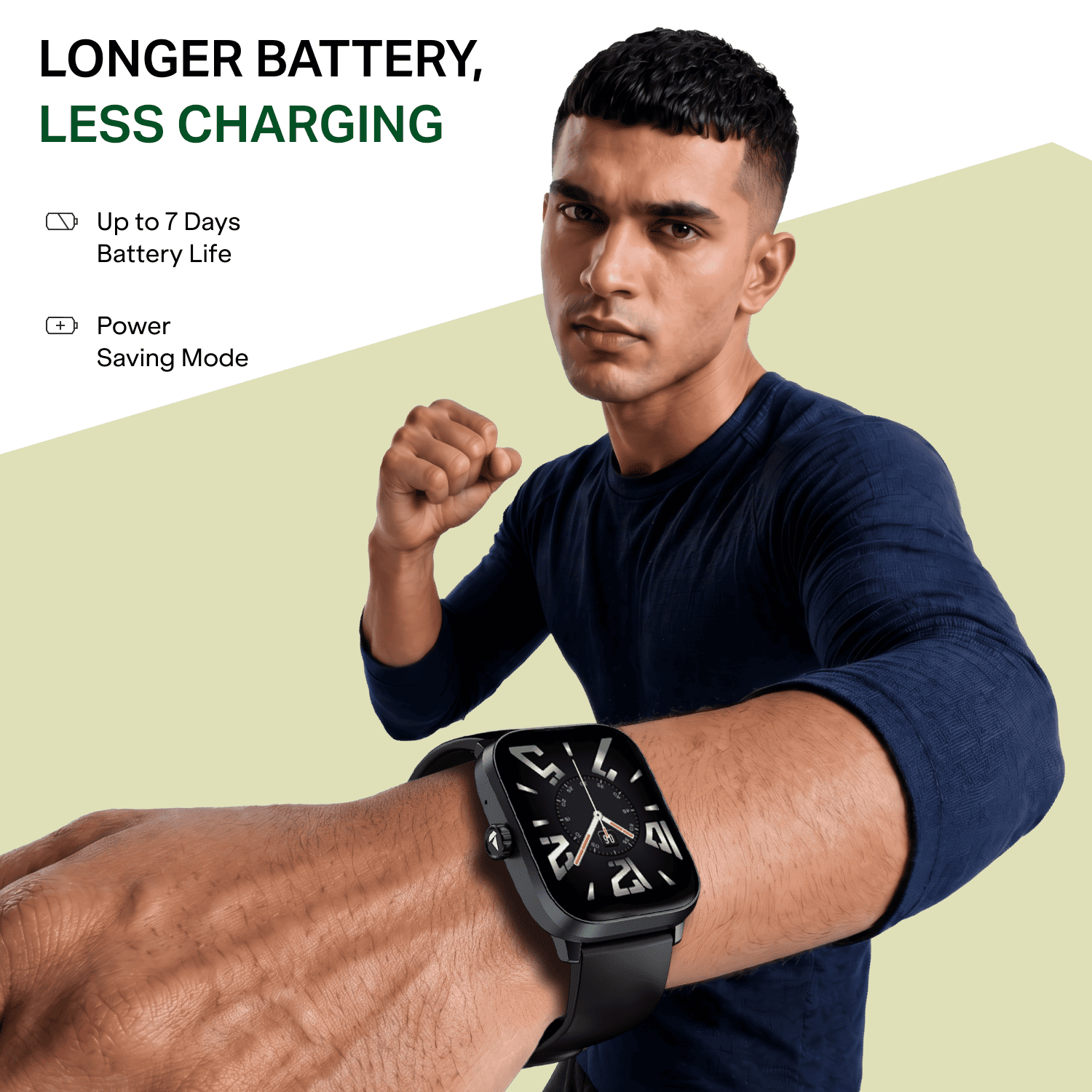 boAt Storm Blaze | HD Smartwatch with Bluetooth Calling, SOS & Health Tracking