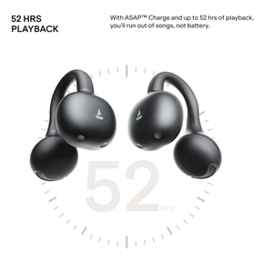 boAt Airdopes ProClip | Open-Ear Earbuds with 52 Hours Playback & Air Conduction Tech