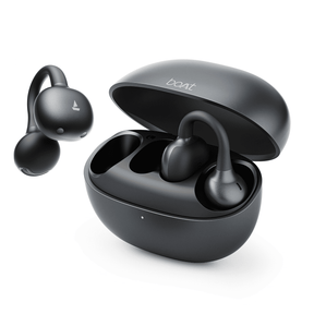 boAt Airdopes ProClip | Open-Ear Earbuds with 52 Hours Playback & Air Conduction Tech