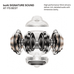 boAt Airdopes ProClip | Open-Ear Earbuds with 52 Hours Playback & Air Conduction Tech