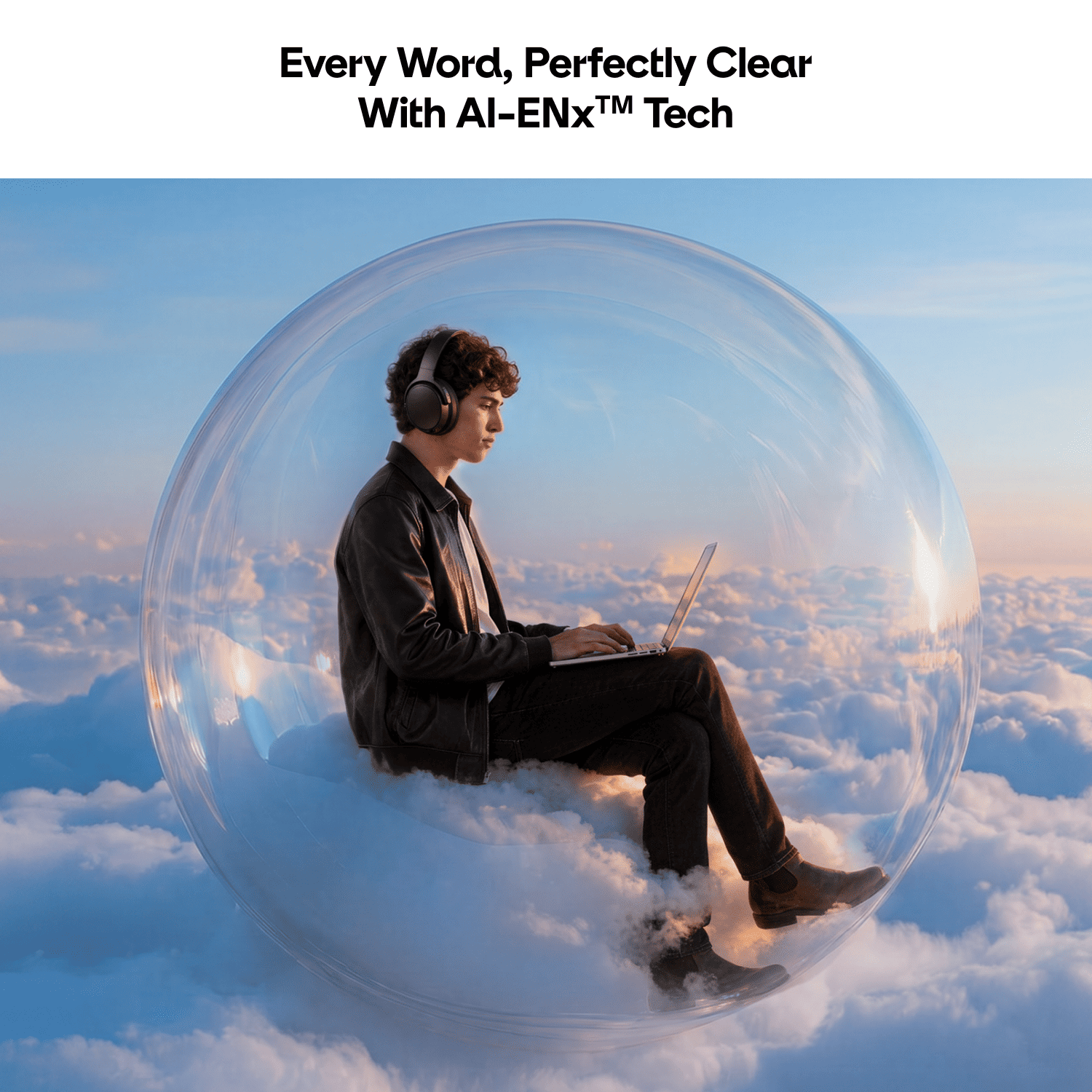 Nirvana Eutopia 2 ANC | Wireless Headphones with 45dB Adaptive Hybrid ANC & 80 Hours Playback