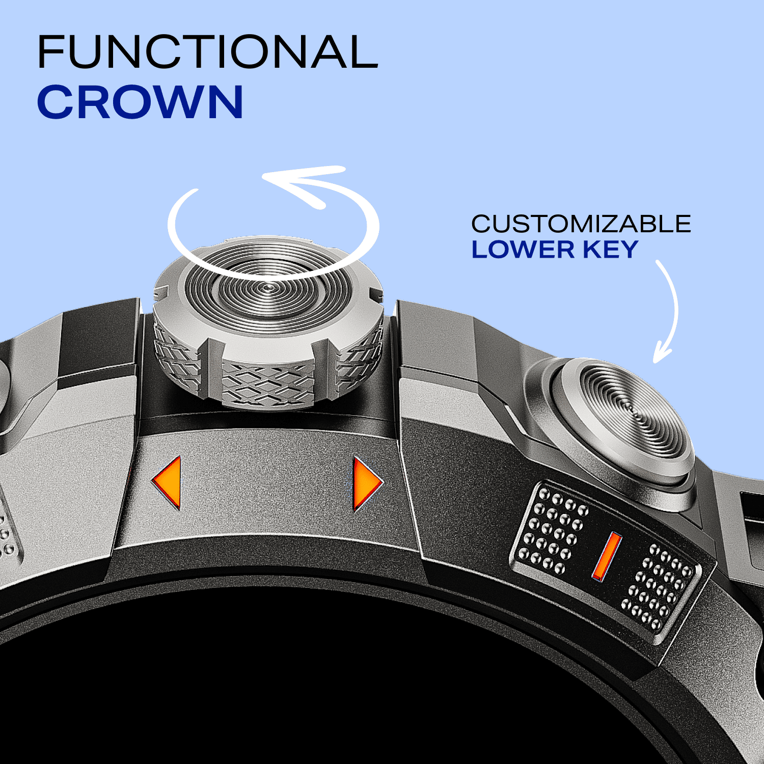 boAt Lunar Atlas | Smartwatch with 1.39" Bright HD Display, App-Powered GPS Tracking & Rugged Metallic Finish