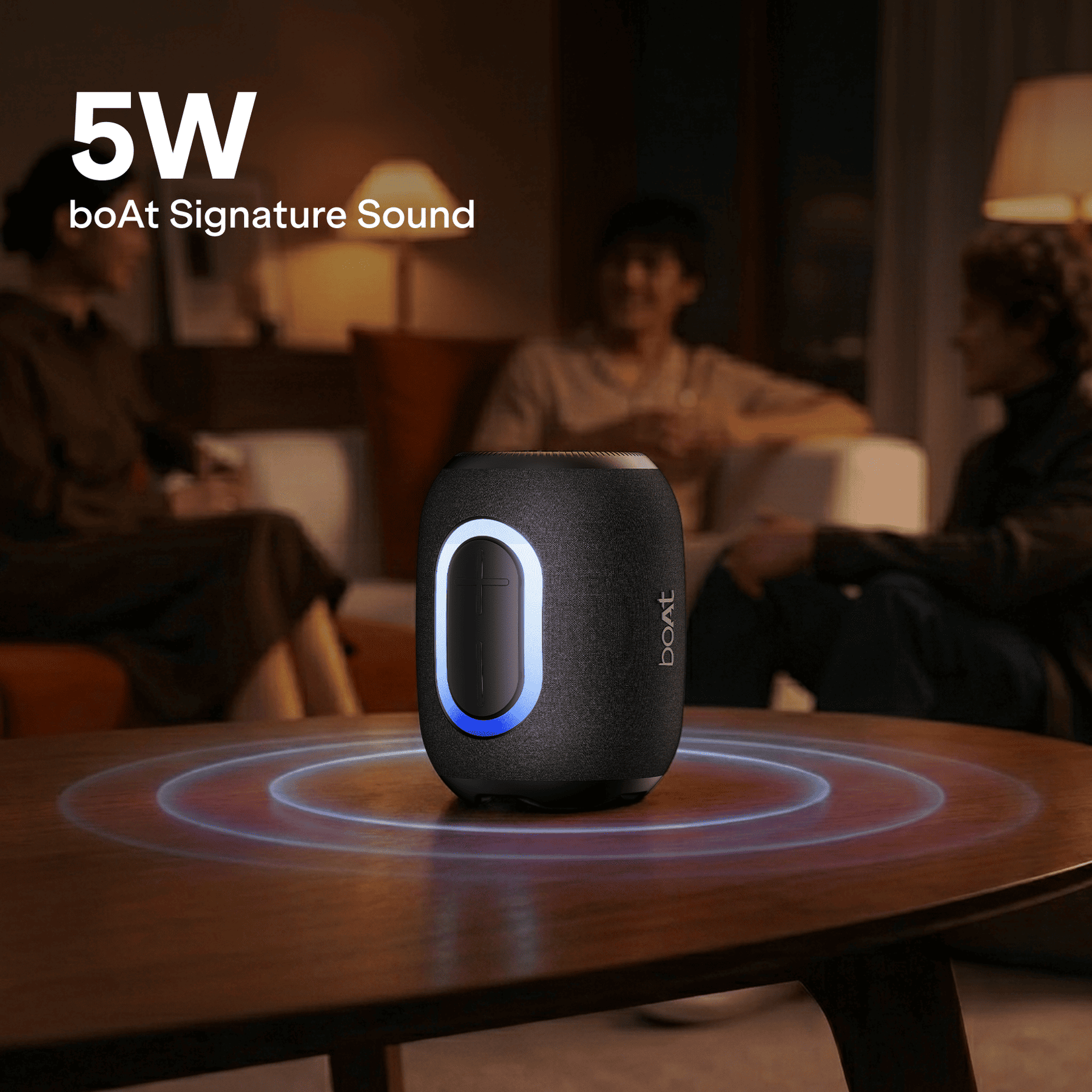 boAt Stone Neo | 5W Bluetooth Speaker with TWS, RGB LED Lights & Up to 12H Playtime