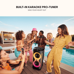 boAt PartyPal 650 | Bluetooth Speaker with 300W Sound, RGB Lights, Karaoke & TWS