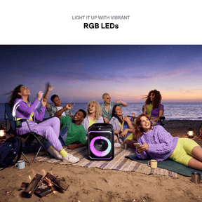 boAt PartyPal 230 | Bluetooth Speaker with 90W Sound, RGB Lights, 6 Hours Playback, Karaoke & TWS