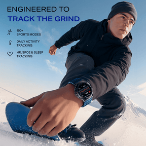 boAt Lunar Atlas | Smartwatch with 1.39" Bright HD Display, App-Powered GPS Tracking & Rugged Metallic Finish