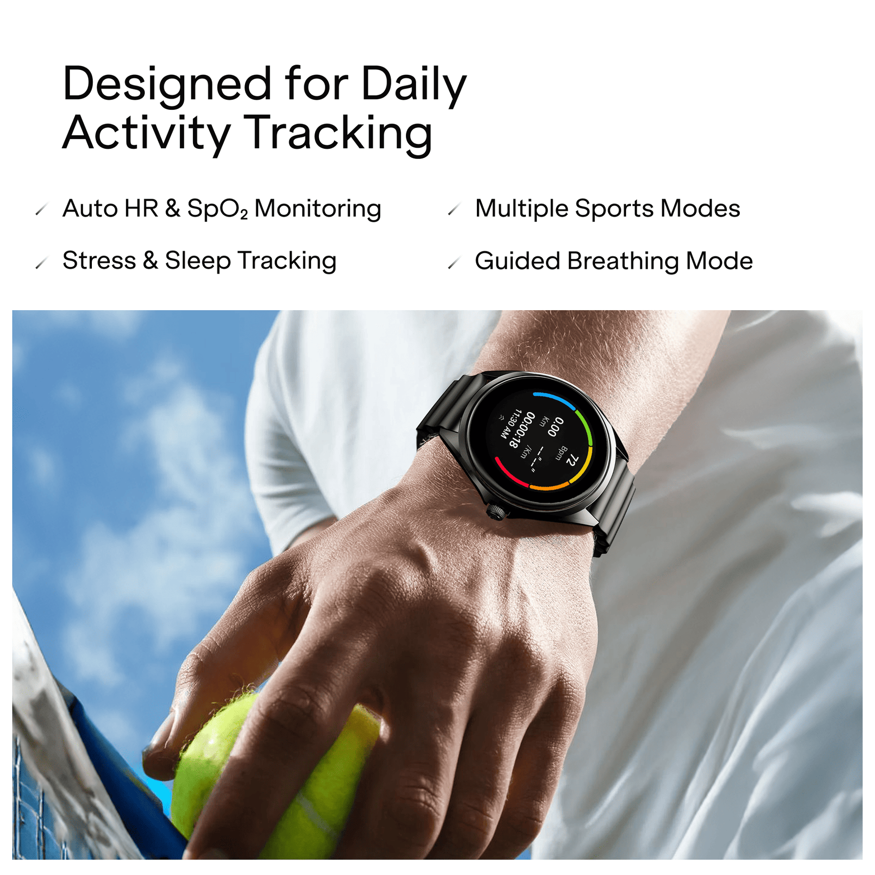 boAt Ultima Aeris | 1.43" AMOLED Smartwatch with 1000 Nits Brightness and Metal Design