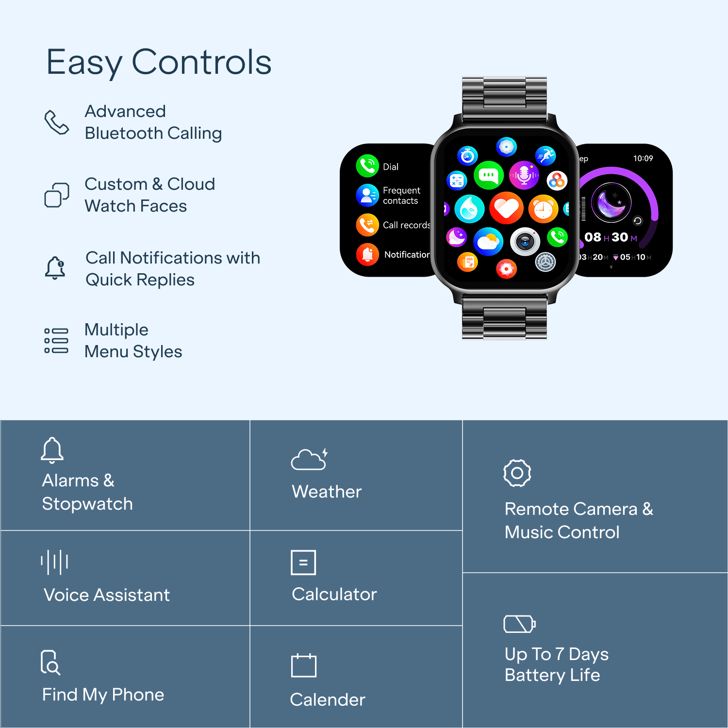 boAt Ultima Ember 2 | AMOLED Smartwatch with Bluetooth Calling, 100+ Sports Modes & SOS