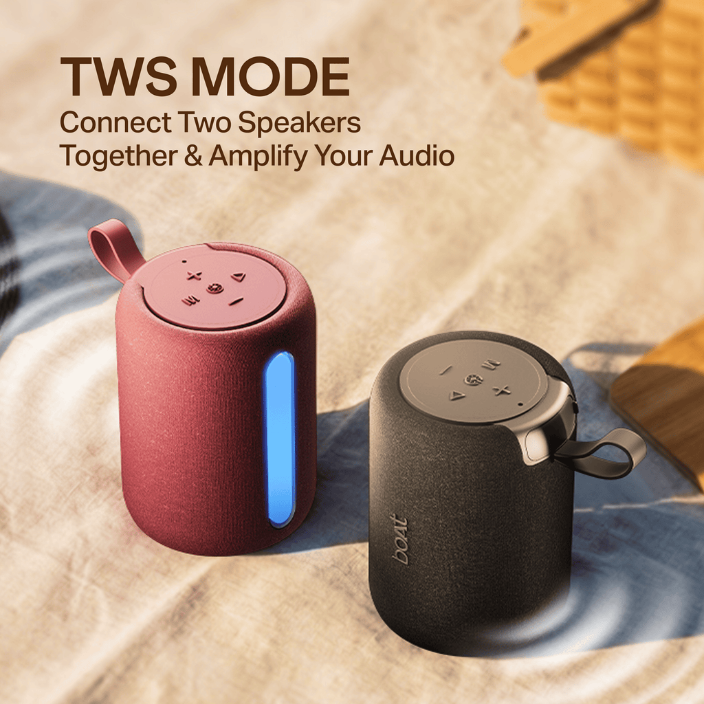 boAt Stone 120 Beige Bluetooth Speaker - Image 14