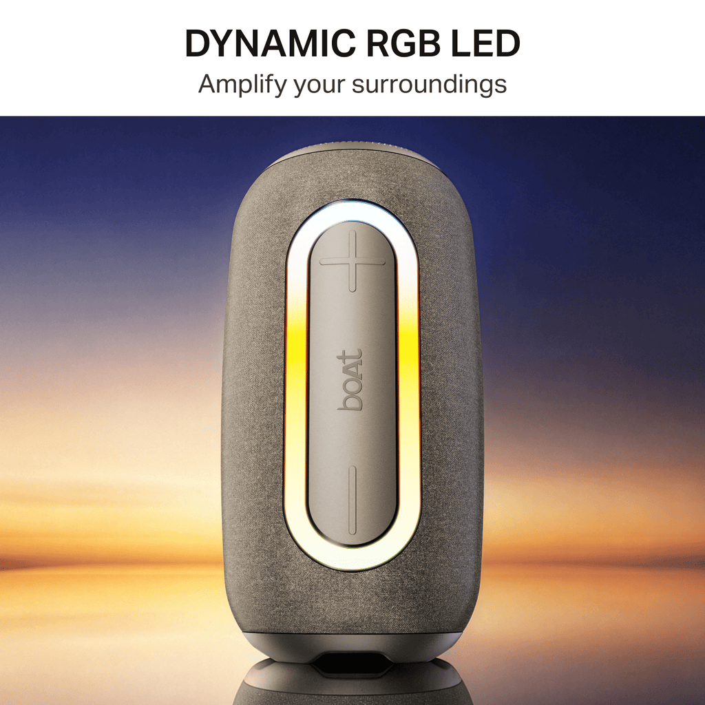 boAt Stone Nyx 16W Bluetooth Speaker Beige - Image 12