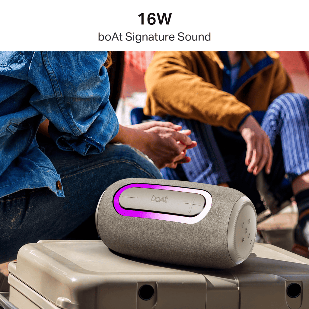 boAt Stone Nyx 16W Bluetooth Speaker Beige - Image 10