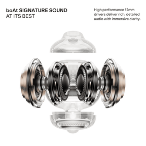 boAt Airdopes ProClip | Open-Ear Earbuds with 52 Hours Playback & Air Conduction Tech