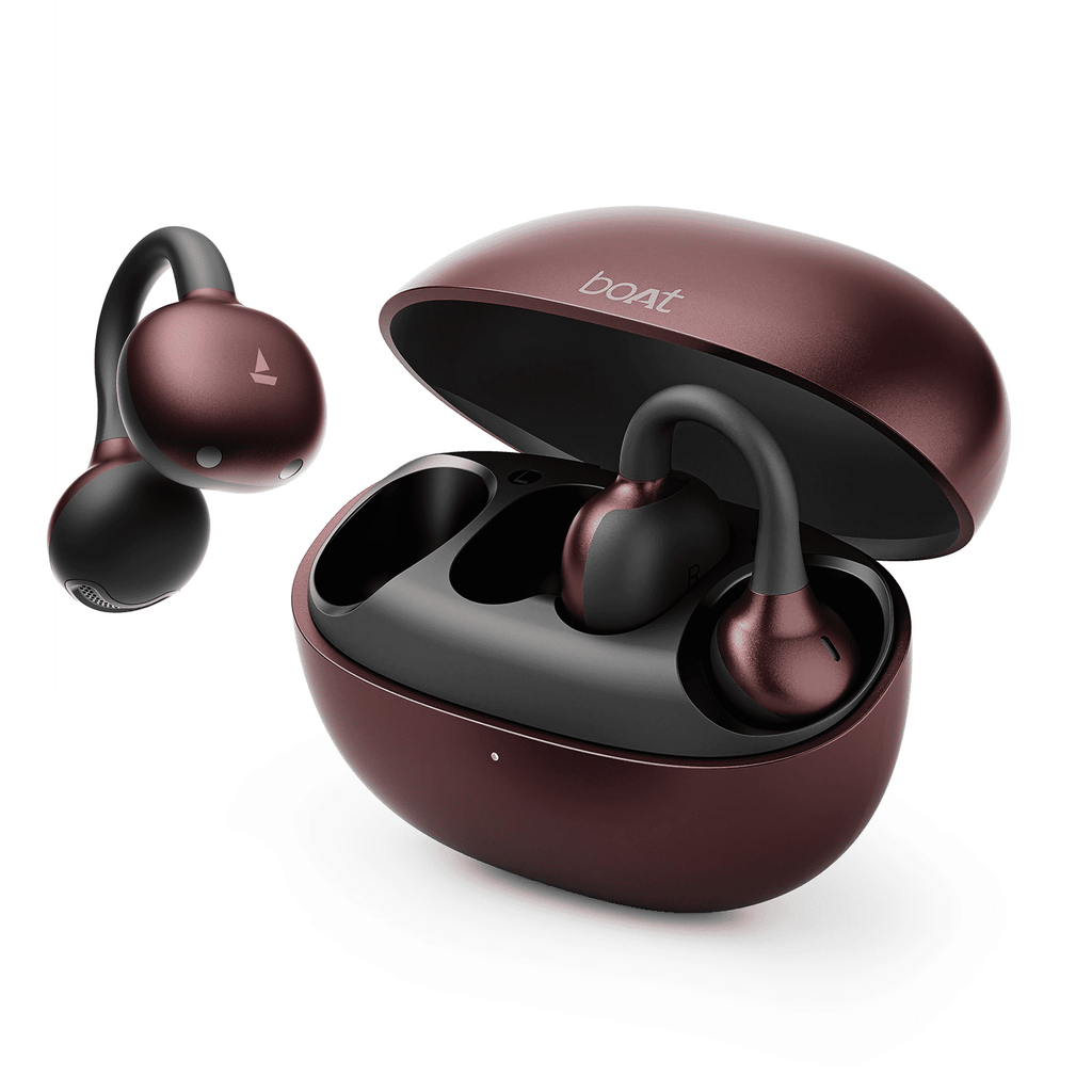 boAt Airdopes ProClip Open-Ear Earbuds 52h Playback
