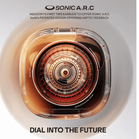 boAt Nirvana Crown | Smart TWS Earbuds with Industry 1st Interactive case, 50dB Hybrid ANC & Spatial Audio