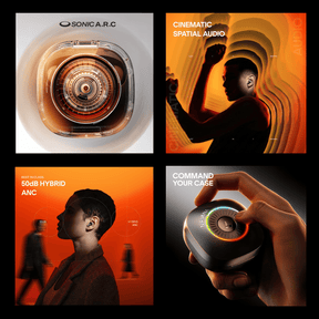 boAt Nirvana Crown | Smart TWS Earbuds with Industry 1st Interactive case, 50dB Hybrid ANC & Spatial Audio