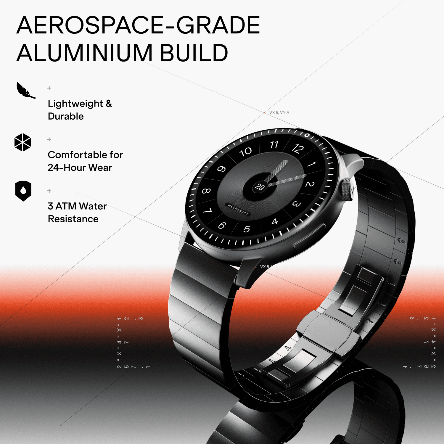 boAt Valour Watch 1R | 1.43" 3D AMOLED Smartwatch with AI Coach & Aluminium Build