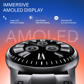 boAt Valour Watch 1R | 1.43" 3D AMOLED Smartwatch with AI Coach & Aluminium Build