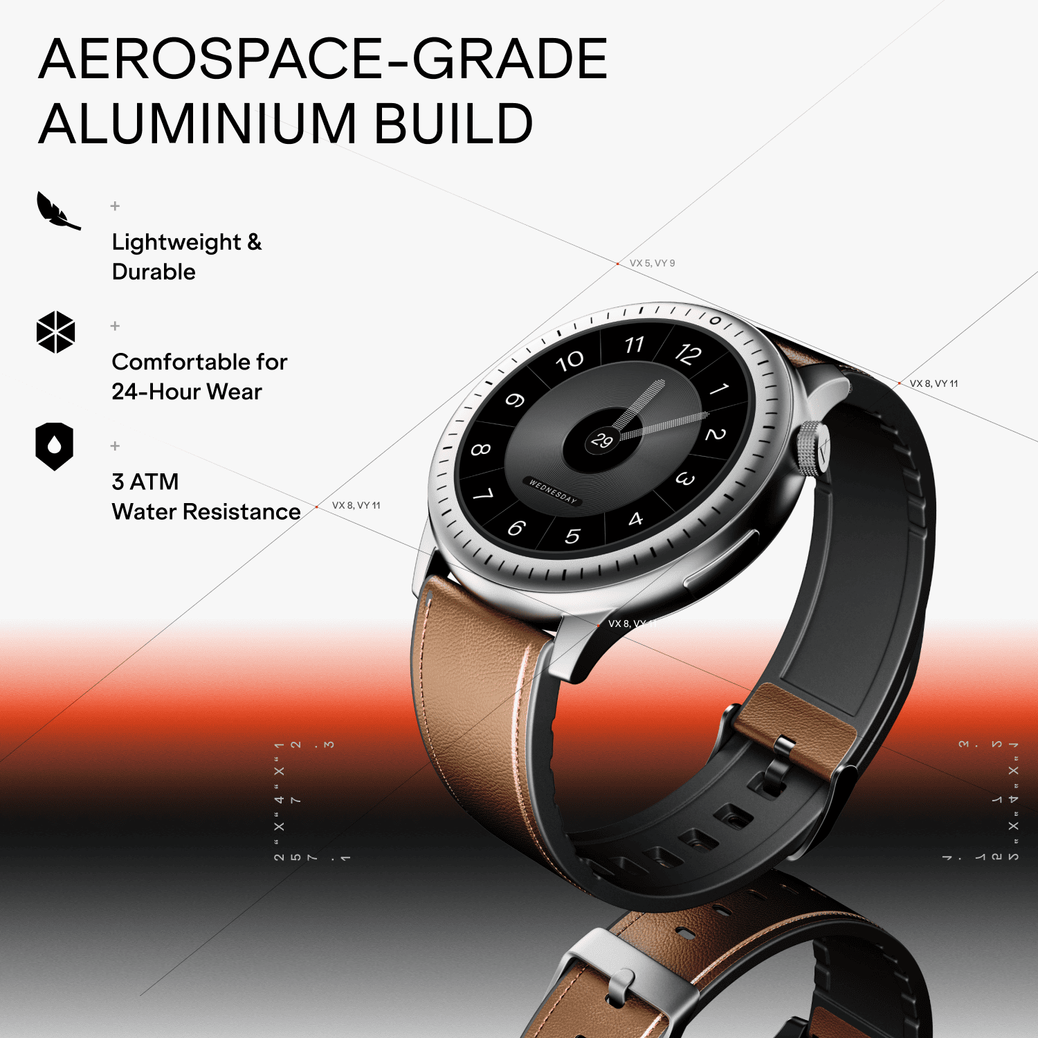 boAt Valour Watch 1R | 1.43" 3D AMOLED Smartwatch with AI Coach & Aluminium Build