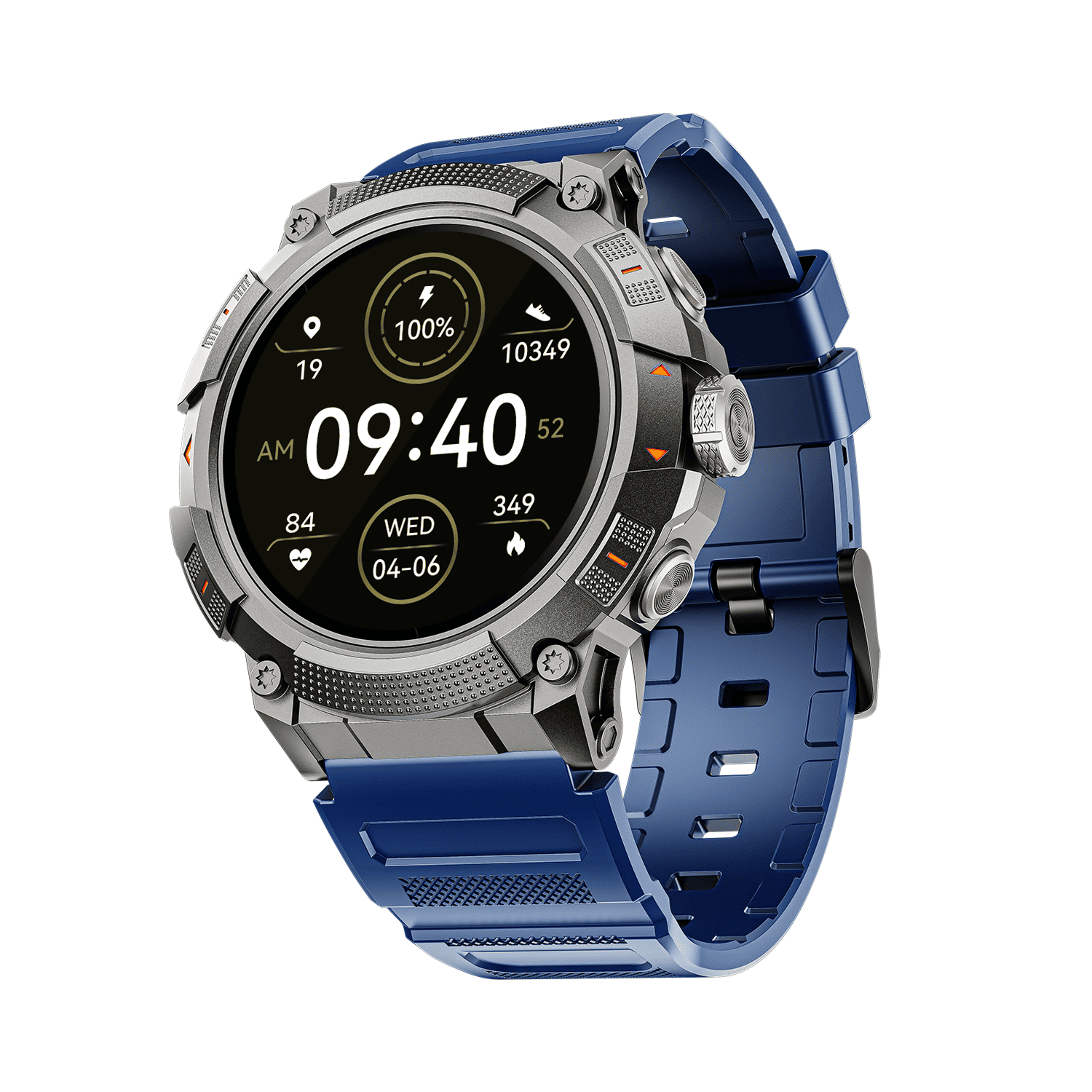 boAt Lunar Atlas | Smartwatch with 1.39" Bright HD Display, App-Powered GPS Tracking & Rugged Metallic Finish