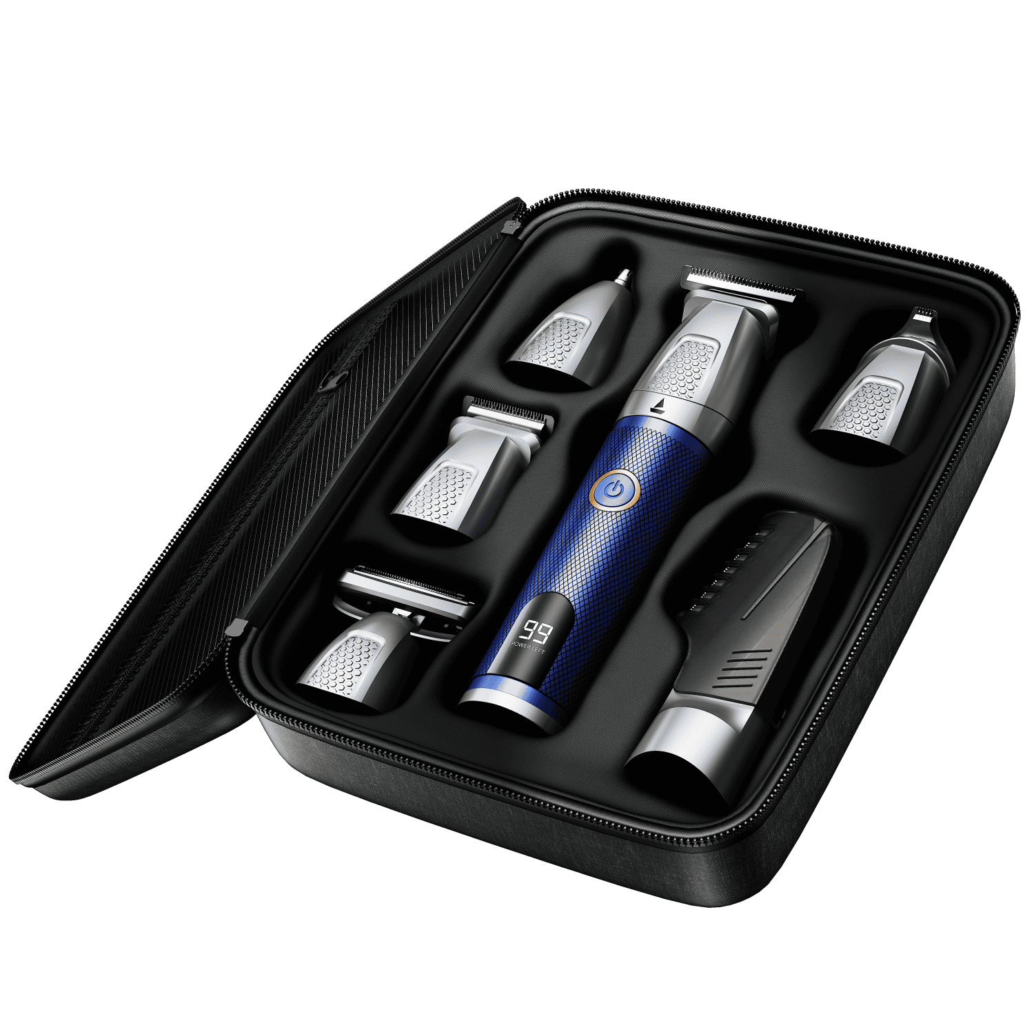 boAt Slazer K100 Pro | Trimmer with Ceramic Blades, 200-Min Runtime, and 15-in-1 Grooming Kit