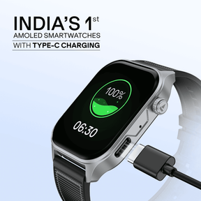 boAt Ultima Vogue 2 | India's First AMOLED Smartwatch with Type-C Charging