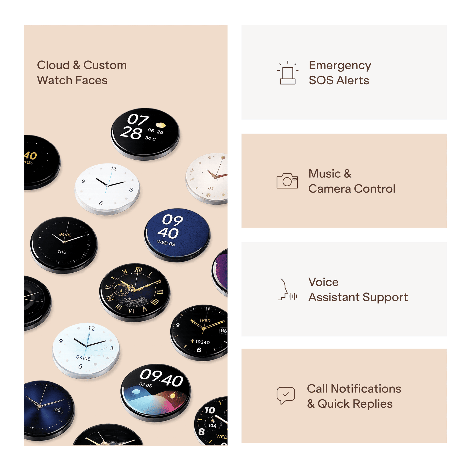 boAt Lunar Connect 2 | HD Smartwatch with Bluetooth Calling, SOS & Health Tracking