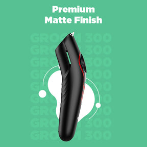 Misfit Groom 300 | Trimmer with 120 Minutes Runtime, 20 Length Settings, Premium Matte Finish, Type-C Charging