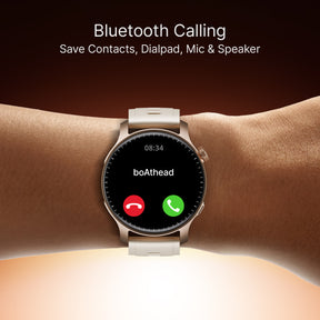 boAt Ultima Prime | Smartwatch with 1.43" AMOLED Display, Cloud Watch Faces, Emergency SOS, BT Calling, Functional Crown