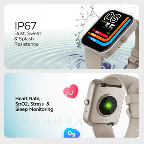 boAt Wave Hype | Smartwatch with 1.85" HD Display, 50+ Sports Modes, IP67 Dust & Water Resistance, SpO2 tracking