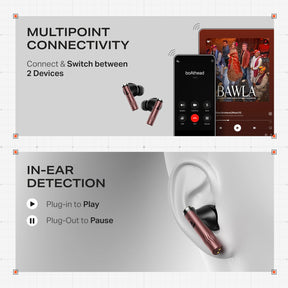 boAt Nirvana Zenith Pro | Wireless Earbuds with Spatial Audio, 80H Playback & 50dB Hybrid Adaptive ANC