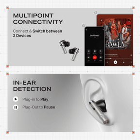 boAt Nirvana Zenith Pro | Wireless Earbuds with Spatial Audio, 80H Playback & 50dB Hybrid Adaptive ANC