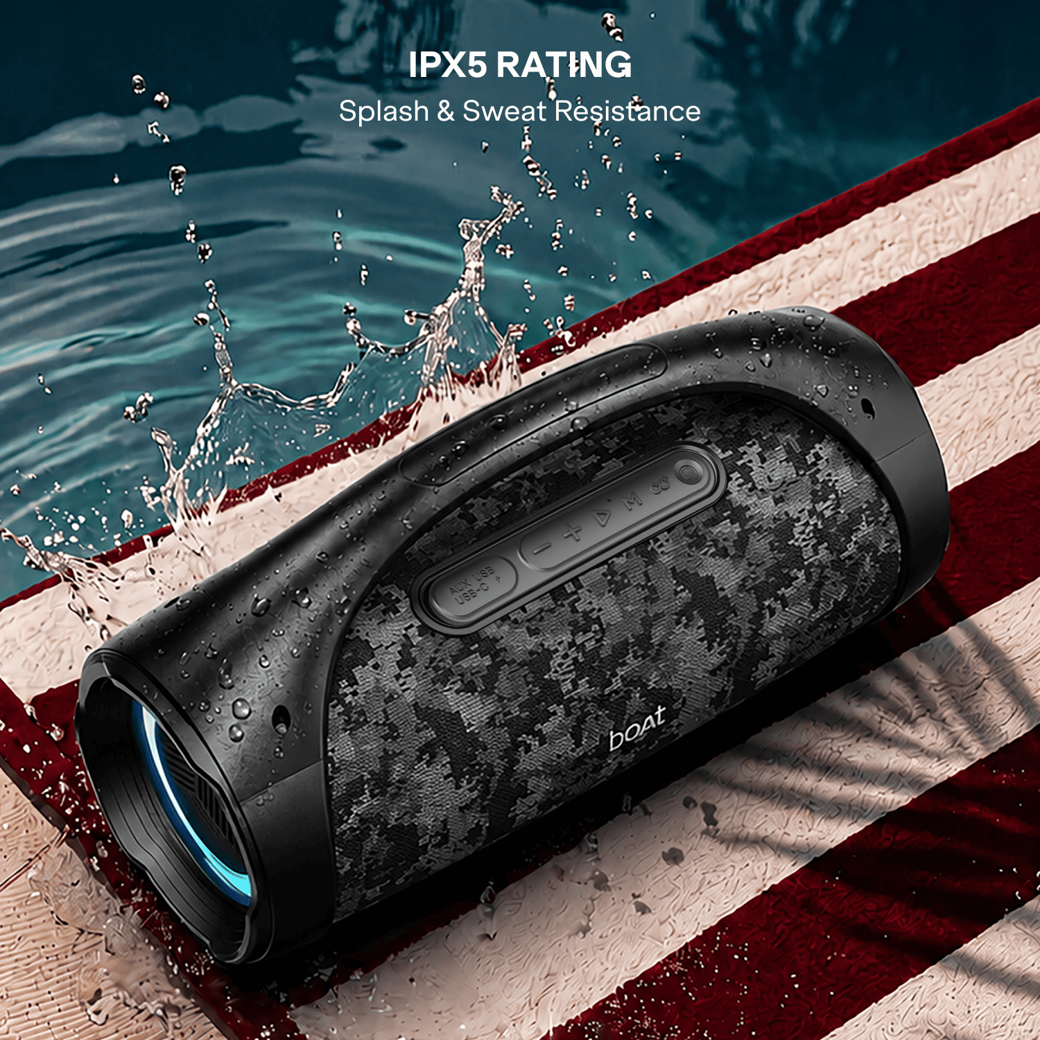 boAt Stone 900 | 80W Bluetooth Speaker with TWS, RGB LED Lights & Up to 15H Playtime