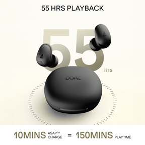 boAt Airdopes Plus 214 | TWS Earbuds with 55 Hours Playback & ENx™ Technology