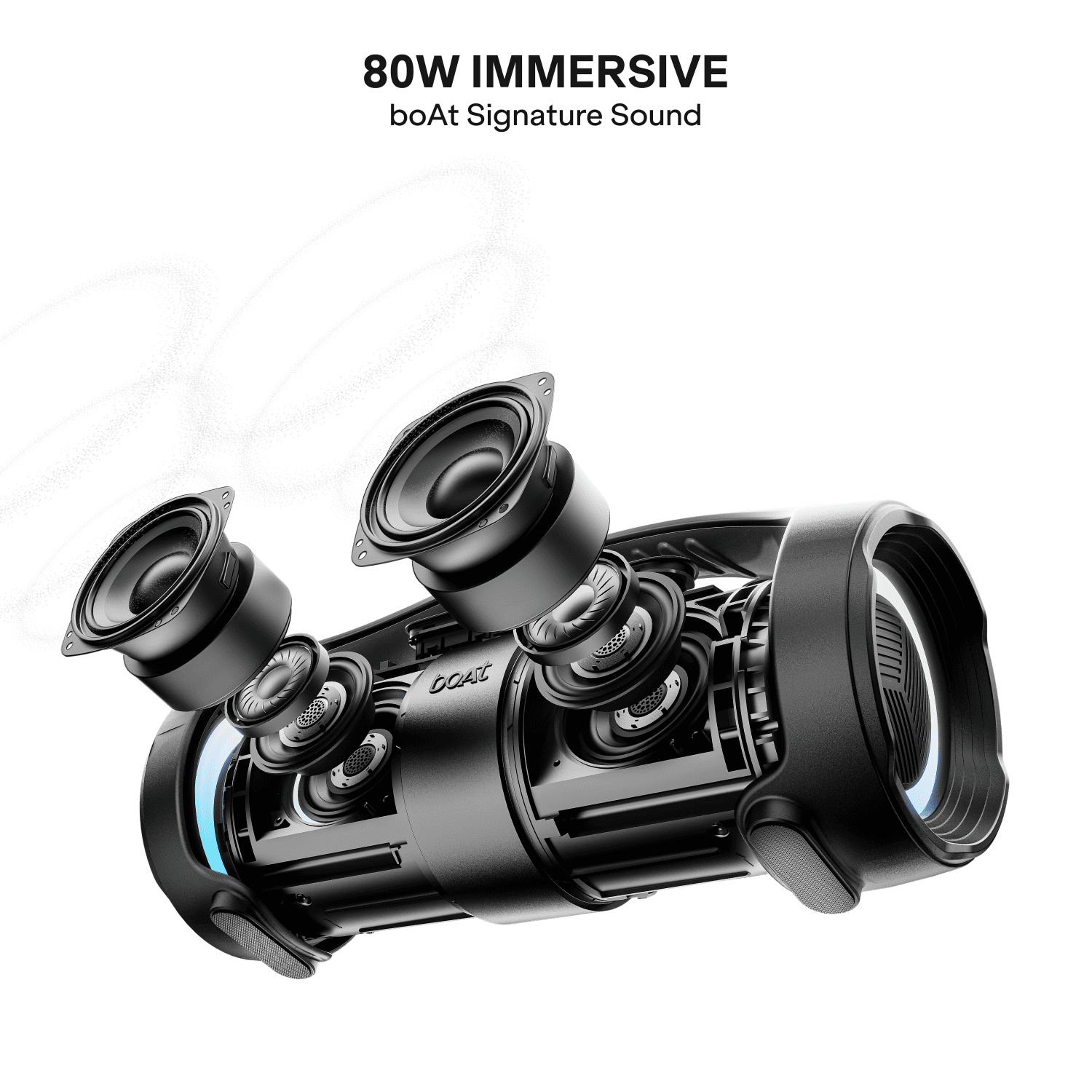 boAt Stone 900 | 80W Bluetooth Speaker with TWS, RGB LED Lights & Up to 15H Playtime