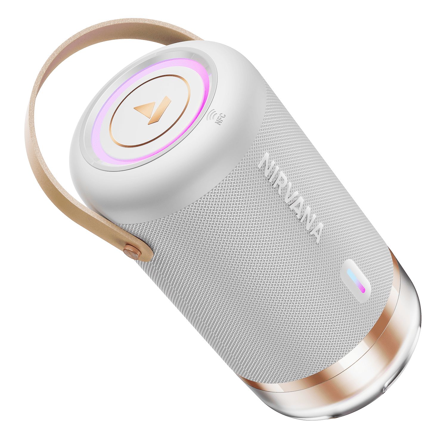 boAt Nirvana Luxe | Bluetooth Speaker with 100W Sound, 360° Spatial Audio & RGB LEDs