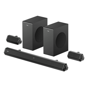 boAt Aavante Bar Prime B450 | 450W 5.2 Channel Soundbar with Dual Wired Subwoofers & Rear Satellites