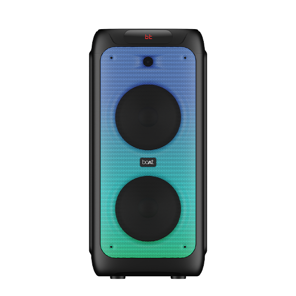 boAt Party Pal 390 | Party Speaker with 160W RMS Stereo Sound, 6 Hours Playback, 2 Mics for Karaoke & Guitar Input