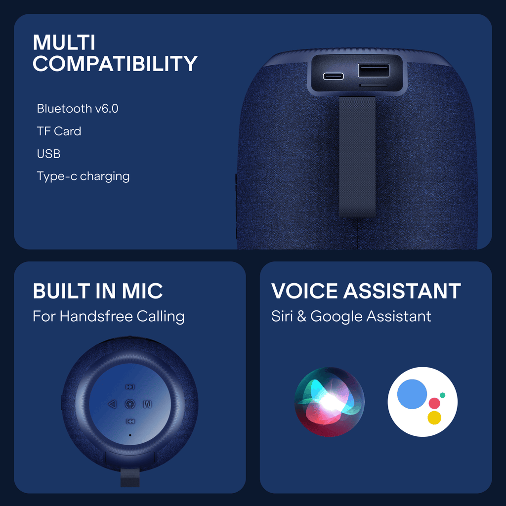 boAt Stone Neo 5W Bluetooth Speaker Beige - Image 14