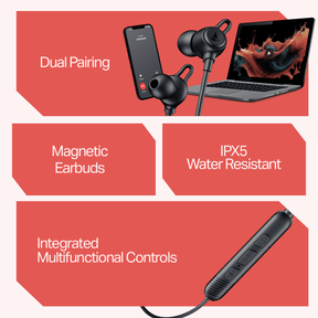 boAt Rockerz Strive | Wireless Neckband with 30H Playback, 10mm drivers & BEAST™ Mode with 60ms Latency